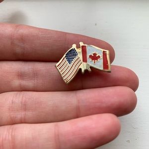 Jewelry | Usa America Flag Canada Flag Lapel Pin | Poshmark